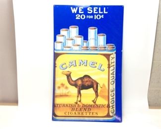 CAMEL JOE TIN SIGN 1996