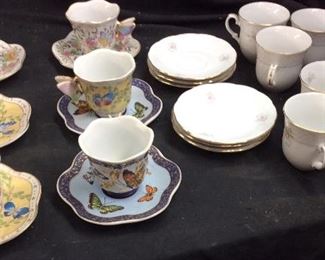 BAUM BROS. & TK THUN CZECHOSLOVAKIA FINE CHINA TEA SETS