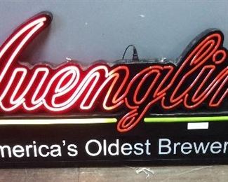 6’ YUENGLING NEON SIGN, 1/2 LIGHT IS HALF WORKING