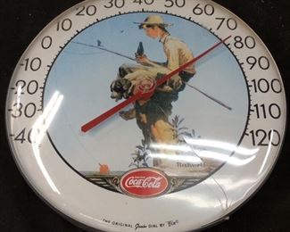 VTG. COCA COLA JUMBO DIAL THERMOMETER