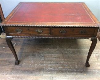 ANTIQUE MAHOGANY 2 SIDE DESK/TABLE