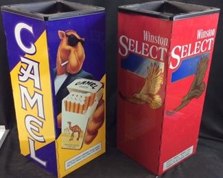 WINSTON SELECT AND CAMEL ASHTRAYS