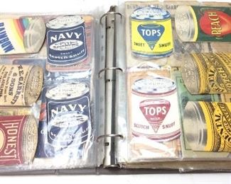 VINTAGE, ANTIQUE TOBACCO SNUFF PATCHES ADVERTISE NOTE