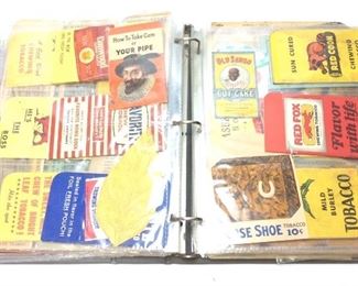 VINTAGE, ANTIQUE TOBACCO SNUFF PATCHES ADVERTISE NOTE