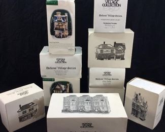 10 HERITAGE CHRISTMAS VILLAGE, CHARLES DICKENS SERIES