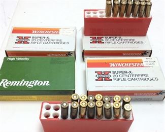 89 ROUNDS 30-06 AMMO, REMINGTON 7 AND WINCHESTER