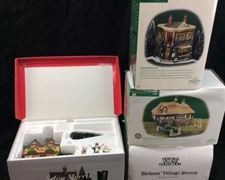 4 CHRISTMAS VILLAGE HOUSES, SETON MORRIS