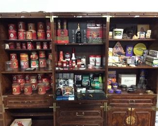 PRINCE ALBERT NOW KING TOBACCO TIN ADVERTISING, WINSTON AND CAMEL ADVERTISING HI PLANE TOBACCO