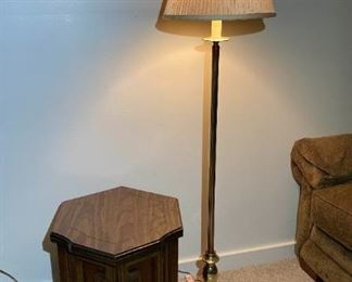 Standing Lamp and Side Table