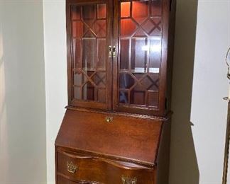 Vintage Secretary Desk Cabinet