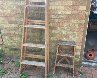 Wood Ladder Step Ladder