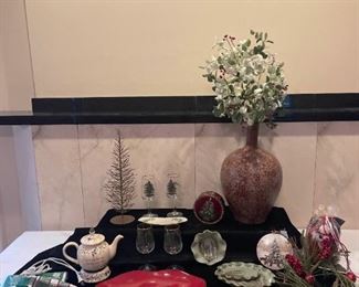 Elegant Christmas Decor with Lenox and Handmade Pottery