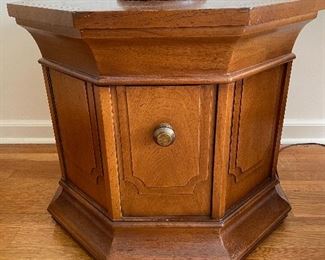 Tomlinson Erwin Lambeth Octagonal Table with inside storage - $239