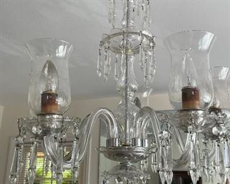 5 Arm Crystal Chandelier - $349