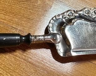 Vintage Silver Plated Crumb Tray Scraper