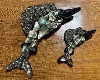 Vintage Sailfish Wall Decoration Resin