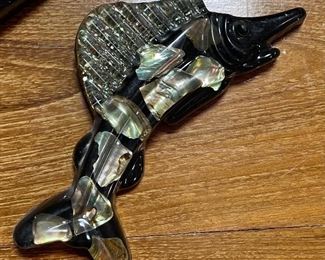 Vintage Sailfish Wall Decoration Resin