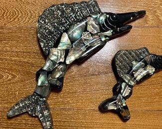 Vintage Sailfish Wall Decoration Resin