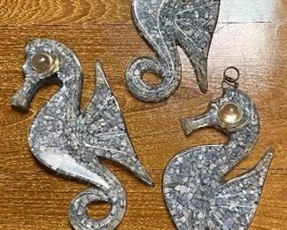 Vintage Seahorse Wall Decoration Resin