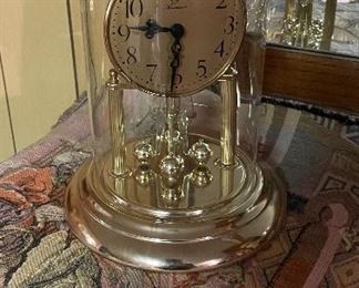 Anniversary Mantel Clock, Tapestry Runner