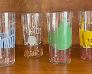 Vintage Assorted Worlds Fair Drinking Glasses States