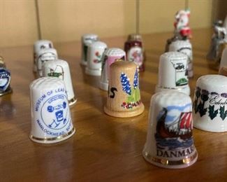 Assorted Collectible Thimbles 