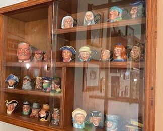 Assorted Vintage Miniature Toby Jugs