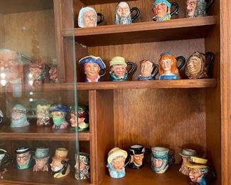 Assorted Vintage Miniature Toby Jugs