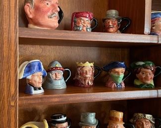 Assorted Vintage Miniature & Medium Sized Toby Jugs