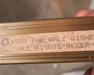 Walt Disney 16mm Metal Film Can Tin Canister Movie Reel Safety Film