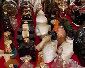 Assorted Plethera of Collectible Avon Bottles