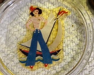 Vintage Sailor Girl Coaster