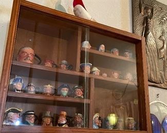 Assorted Vintage Miniature & Medium Sized Toby Jugs