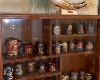 Assorted Vintage Miniature & Medium Sized Toby Jugs