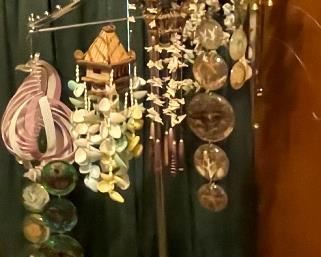 Assorted Hand Crafted & Sea Shells Hanging Chimes