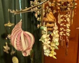 Assorted Hand Crafted & Sea Shells Hanging Chimes