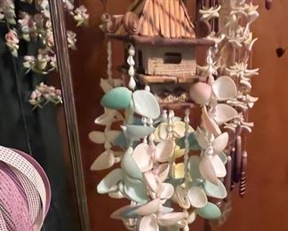 Assorted Hand Crafted & Sea Shells Hanging Chimes