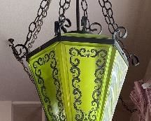 Mid Century Modern Swag Lamp