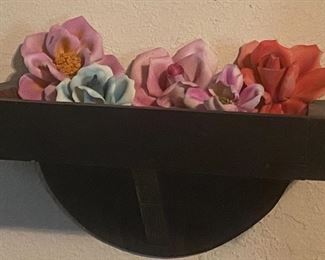 Porcelain Roses, Floating Shelf