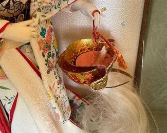 Geisha Girl Encased in Glass Japan