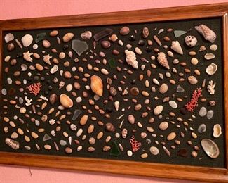 Framed Hand Crafted Seashells