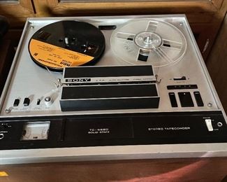 Sony Stereo Reel to Reel Tapecorder Player