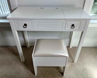 Dressing Table and Stool, For Jewelry Or Makeup