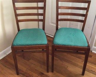 A Pair of Vintage Wood Chairs