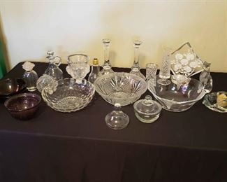 Glass Bowls, Vases and More