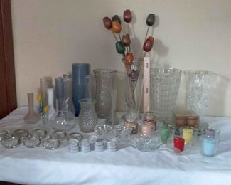 Vases and Candles Mystery Lot