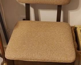 Sewing Chair, Wheels, Storage Compartment