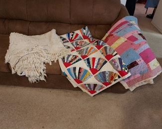 Quilts, Crocheted Bedspread