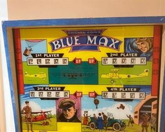 BLUE MAX PINBALL MACHINE
