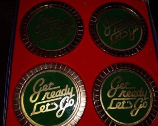 John Deere coaster set
